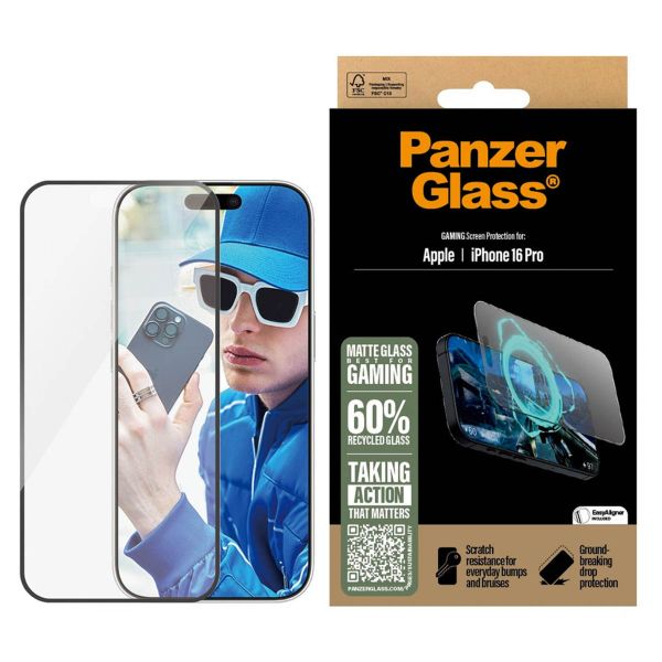 PanzerGlass Gaming Screen Protector Ultra Wide Fit mit Applikator Apple iPhone 16 Pro