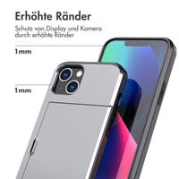 imoshion Backcover mit Kartenfach für das iPhone 13 - Grau