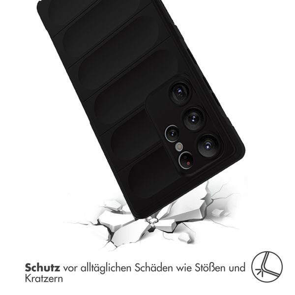 imoshion EasyGrip Back Cover für das Samsung Galaxy S23 Ultra - Schwarz