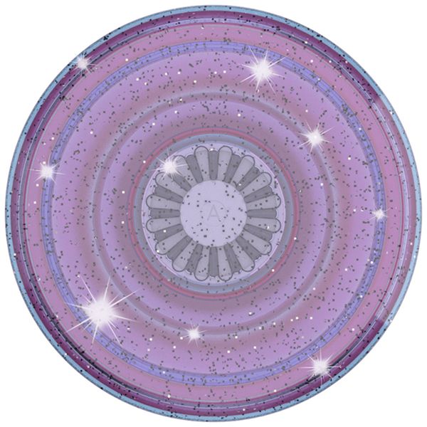 PopSockets PopGrip - Abnehmbar - Transculent Glitter Lavender