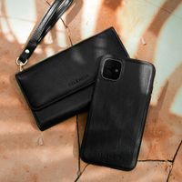 Selencia Clutch Klapphülle aus veganem Leder mit herausnehmbarem Case iPhone Xr