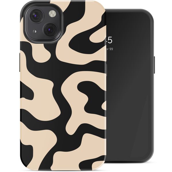 Selencia Vivid Rückabdeckung mit MagSafe Apple iPhone 13 - Art Wave Black