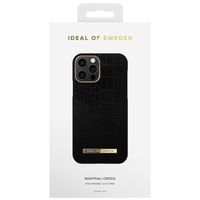 iDeal of Sweden Atelier Backcover für das Apple iPhone 12 (Pro) - Nightfall Croco