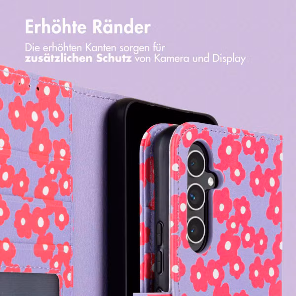 imoshion Design Klapphülle Samsung Galaxy A54 (5G) - Dusty Rose Blossoms