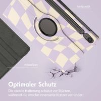 imoshion 360° drehbare Design Klapphülle für das Samsung Galaxy Tab S9 FE - Dancing Cubes