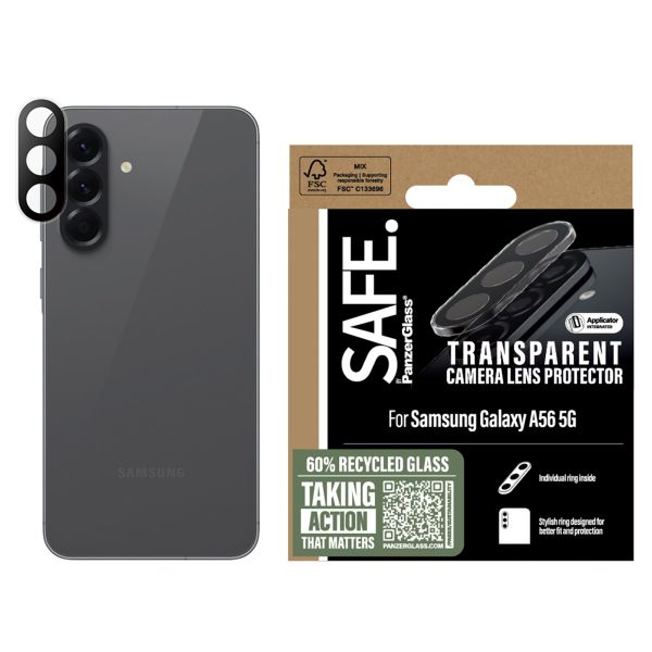 SAFE by PanzerGlass Kameraprotektor für das Samsung Galaxy A56 - Transparent