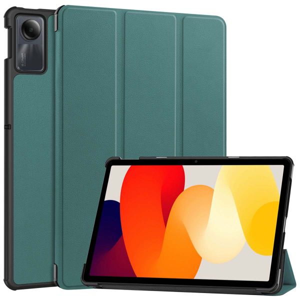 imoshion Trifold Klapphülle für das Xiaomi Redmi Pad SE - Dunkelgrün