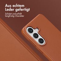 Accezz MagSafe Leather Backcover Samsung Galaxy S26 - Sienna Brown
