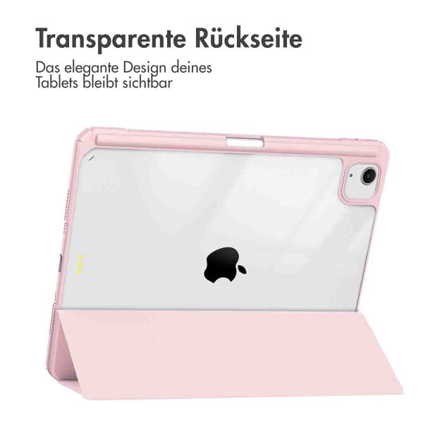 imoshion Trifold Hardcase Klapphülle Apple iPad Air 13 Zoll (2025) M3 / (2024) M2 - Rosa