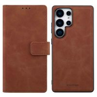 imoshion Entfernbare 2-1 Luxus Klapphülle Samsung Galaxy S25 Ultra - Braun