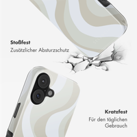 Selencia Vivid Rückabdeckung mit MagSafe Apple iPhone 17 - Desert Waves Beige