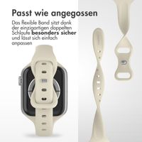 imoshion Slim Silikonarmband für die Apple Watch Series 1-9 / SE (38/40/41 mm) | Series 10 (42 mm) - Sternenlicht