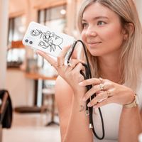 imoshion Design Hülle mit Band für das iPhone 12 (Pro) - Woman Flower