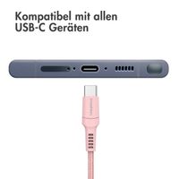 imoshion Braided USB-C-zu-USB Kabel - 1 Meter - Rosa