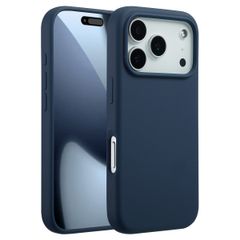 Accezz Liquid Silikoncase mit MagSafe Apple iPhone 17 Pro - Dunkelblau