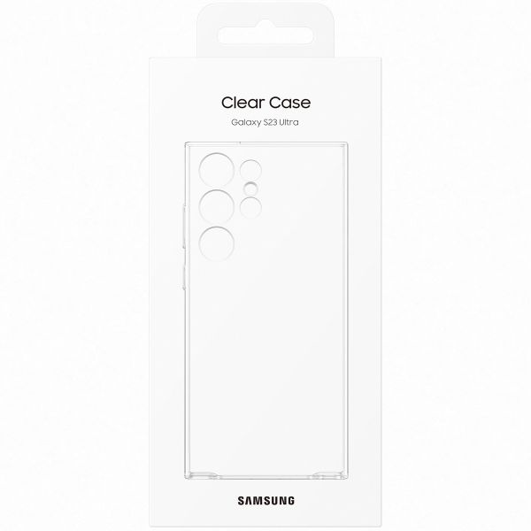 Samsung Original Clear Cover Samsung Galaxy S23 Ultra - Transparent