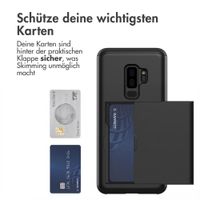 imoshion Backcover mit Kartenfach Samsung Galaxy S9 Plus - Schwarz