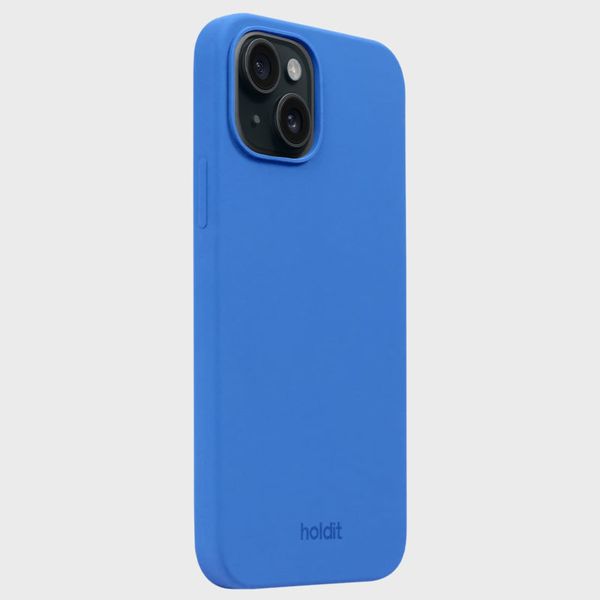 Holdit Silicone Case für das iPhone 15 / 15 Pro - Sky Blue