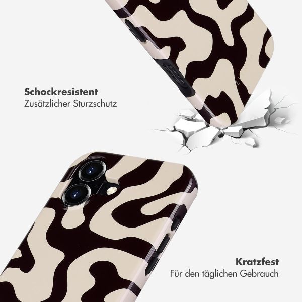 Selencia Vivid Rückabdeckung mit MagSafe iPhone 16 - Art Wave Black