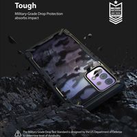 Ringke Fusion X Case für das Samsung Galaxy A72 - Camo Schwarz