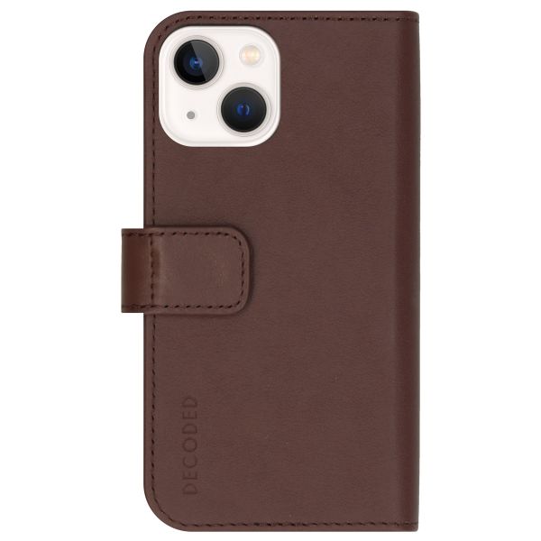Decoded 2 in 1 Leather Klapphülle für das Apple iPhone 13 Mini - Schwarz