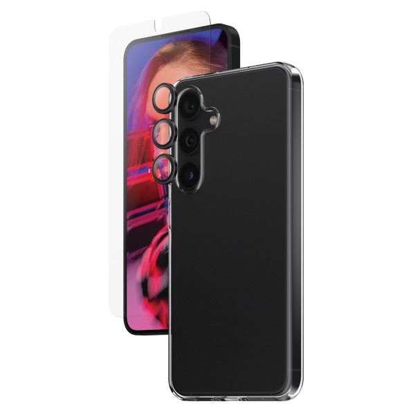 SAFE by PanzerGlass 3-in-1-Schutzpaket - Hülle + Schutzfolie + Kameraschutz Samsung Galaxy S24 - Transparent