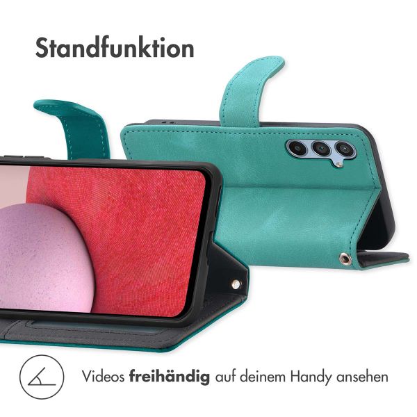 imoshion Klapphülle mit Kordel Samsung Galaxy A14 (5G/4G) - Türkis