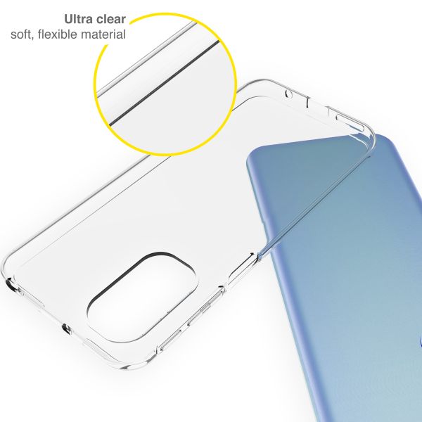 Accezz TPU Clear Cover für das Motorola Moto G31 / G41 - Transparent