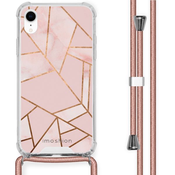 imoshion Design Hülle mit Band für das iPhone Xr - Pink Graphic