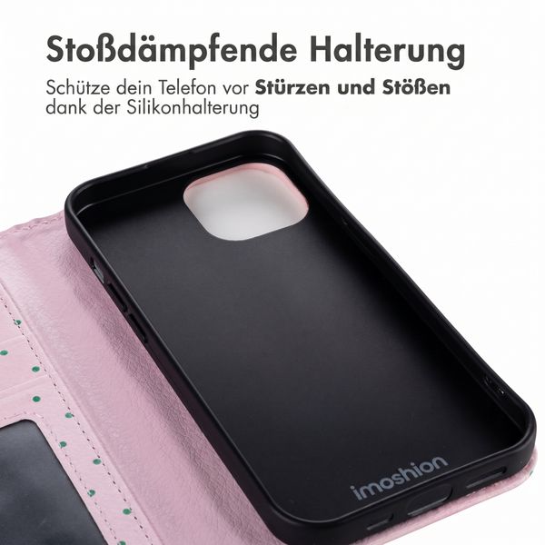 imoshion Design Klapphülle Apple iPhone 15 - Happy Dots