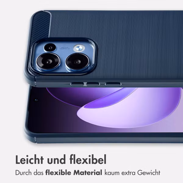 imoshion Brushed Back Cover Oppo Reno 13 - Dunkelblau