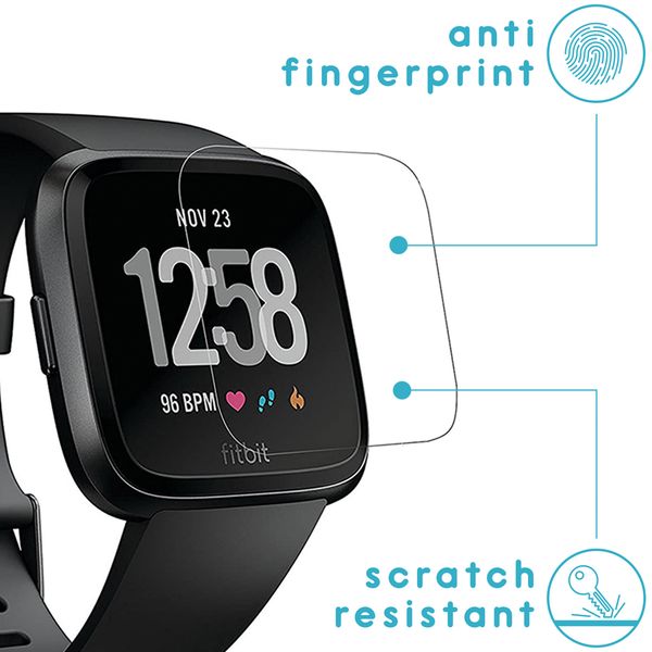 imoshion 3Pack Glass Bildschirmschutzfolie Fitbit Versa / Versa Lite