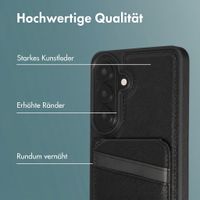 imoshion Backcover mit Kartenfach und Ständer Samsung Galaxy S26 Plus - Schwarz