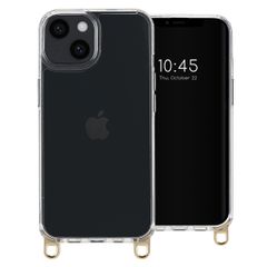 Selencia Back Cover mit abnehmbaren Haken für das iPhone 15 - Transparent