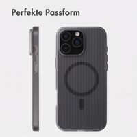 Accezz Lite Backcover mit MagSafe | Fluted | Apple iPhone 16 Pro Max - Grau
