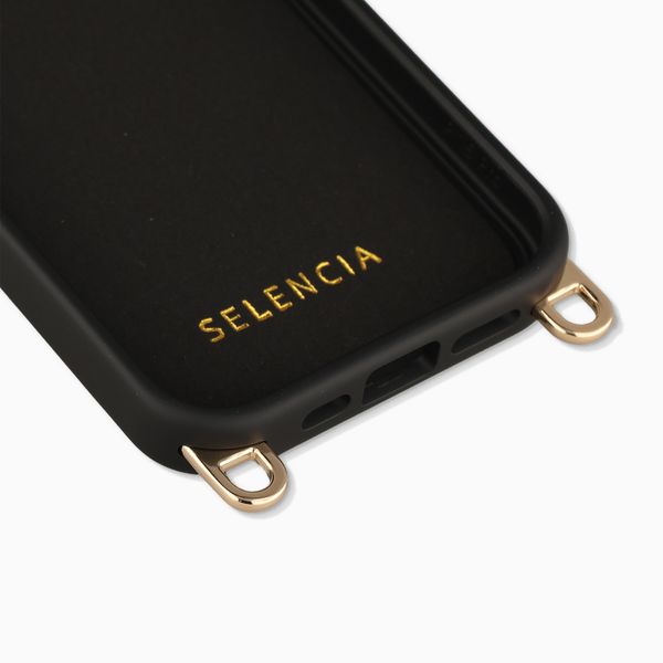 Selencia Rivièra Backcover mit MagSafe mit abnehmbaren Haken Apple iPhone 17e / 16e - Velvet Black