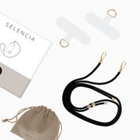Selencia Universal Handyband mit 2 Haken - verstellbar - Schwarz