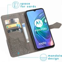 imoshion Mandala Klapphülle Motorola Moto G30 / G20 / G10 (Power) -Grau