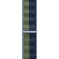 Apple Sport Loop Armband für Apple Watch Series 1 bis 9 / SE (38/40/41 mm) | Series 10 (42 mm) - Abyss Blue/Moss Green