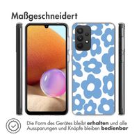 imoshion Design Hülle Samsung Galaxy A33 - Retro Blue Flowers
