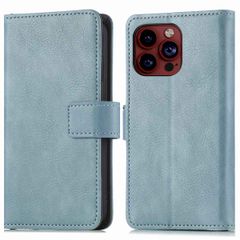 imoshion Luxuriöse Klapphülle Apple iPhone 15 Pro Max - Hellblau