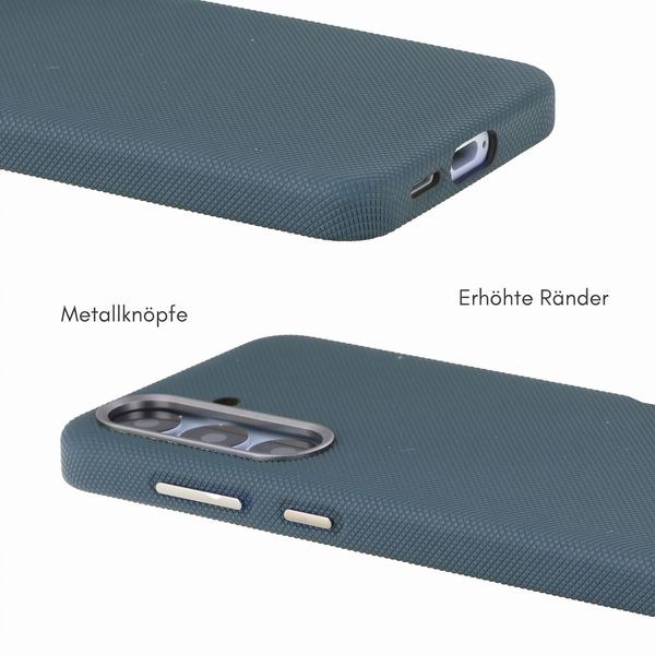 Accezz Mesh Backcover mit MagSafe Samsung Galaxy S25 / S24 - Dunkelblau