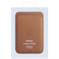 Apple Leather Wallet MagSafe (Apple Wallet 1st generation) - Saddle Brown