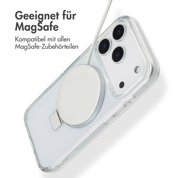 Accezz Ring Stand Backcover mit MagSafe Apple iPhone 17 Pro - Transparent