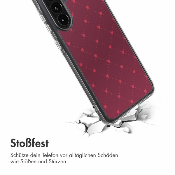 imoshion Design Hülle Samsung Galaxy A56 - Crush Check Coral Dust