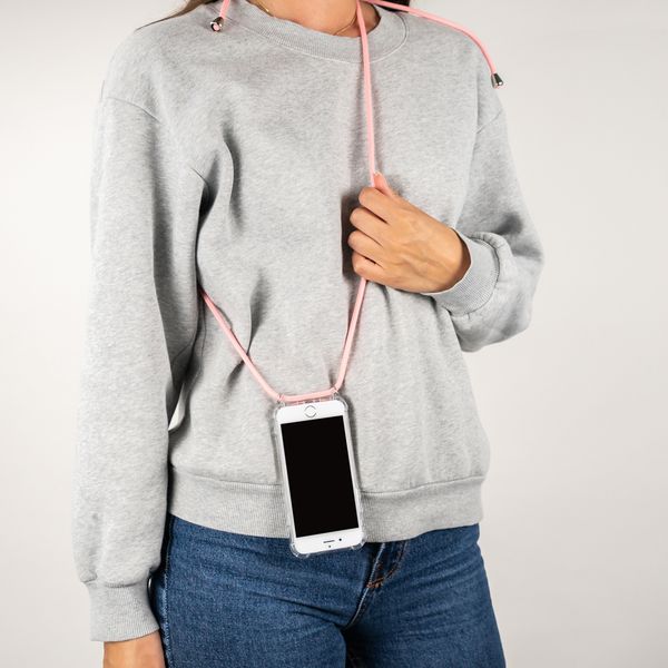 imoshion Transparentes Backcover mit Band Samsung Galaxy A50 / A30s - Rosa