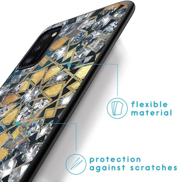 imoshion Design Hülle für das Samsung Galaxy A41 - Grafik / Bling