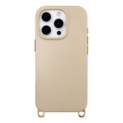 Selencia Rivièra Backcover mit MagSafe mit abnehmbaren Haken Apple iPhone 16 Pro - Milky Latte