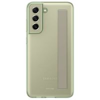 Samsung Original Slim Strap Cover für das Galaxy S21 FE - Olive Green