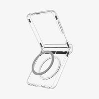 Spigen Ultra Hybrid Pro MagFit Backcover Samsung Galaxy Z Flip 8 - Clear / White
